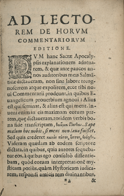 In sacram beati Ioannis Apostoli and Evangelistae Apocalypsin Commentarii by Francisci Riberae, Presbyteri Societatis Iesu, 1602 edition in Latin - read online free