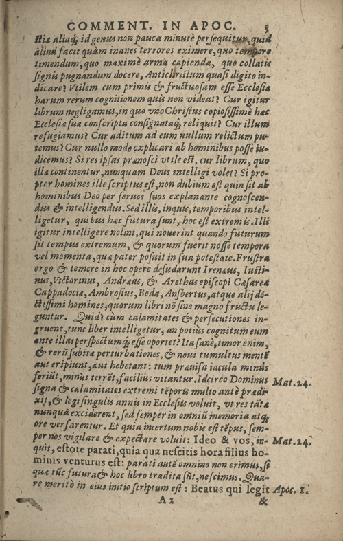 In sacram beati Ioannis Apostoli and Evangelistae Apocalypsin Commentarii by Francisci Riberae, Presbyteri Societatis Iesu, 1602 edition in Latin - read online free