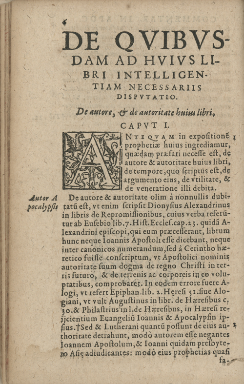 In sacram beati Ioannis Apostoli and Evangelistae Apocalypsin Commentarii by Francisci Riberae, Presbyteri Societatis Iesu, 1602 edition in Latin - read online free