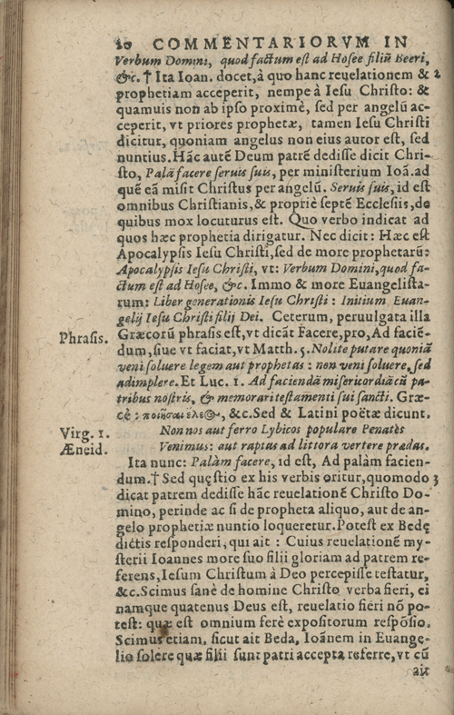 In sacram beati Ioannis Apostoli and Evangelistae Apocalypsin Commentarii by Francisci Riberae, Presbyteri Societatis Iesu, 1602 edition in Latin - read online free