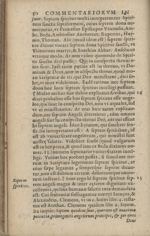 In sacram beati Ioannis Apostoli and Evangelistae Apocalypsin Commentarii by Francisci Riberae, Presbyteri Societatis Iesu, 1602 edition in Latin - read online free