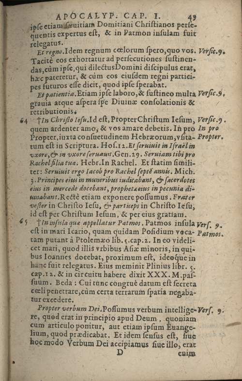 In sacram beati Ioannis Apostoli and Evangelistae Apocalypsin Commentarii by Francisci Riberae, Presbyteri Societatis Iesu, 1602 edition in Latin - read online free