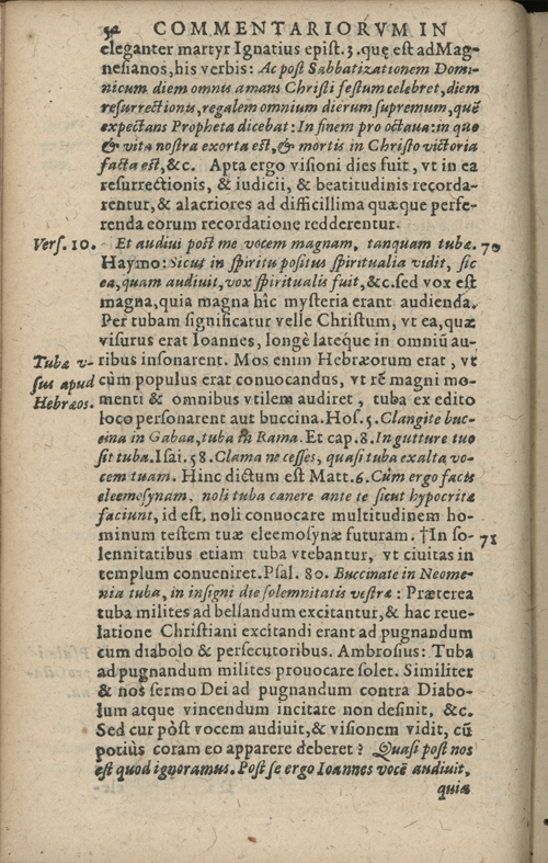 In sacram beati Ioannis Apostoli and Evangelistae Apocalypsin Commentarii by Francisci Riberae, Presbyteri Societatis Iesu, 1602 edition in Latin - read online free