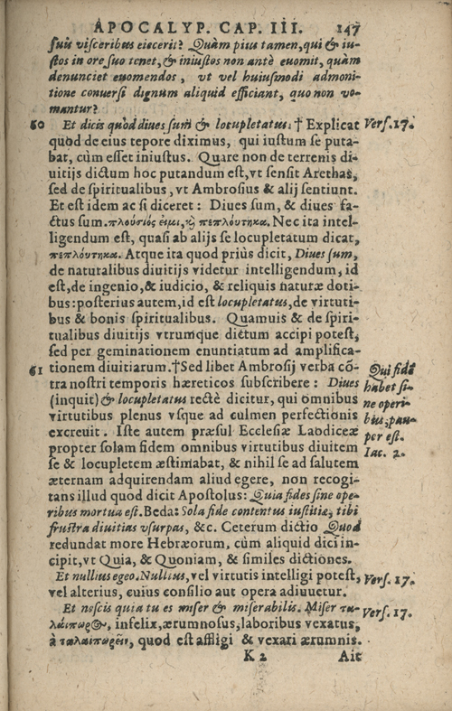 In sacram beati Ioannis Apostoli and Evangelistae Apocalypsin Commentarii by Francisci Riberae, Presbyteri Societatis Iesu, 1602 edition in Latin - read online free