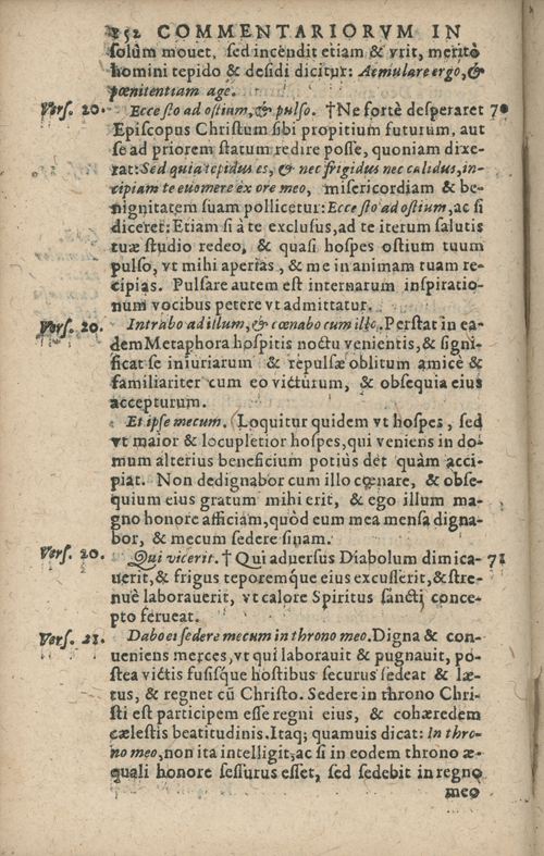 In sacram beati Ioannis Apostoli and Evangelistae Apocalypsin Commentarii by Francisci Riberae, Presbyteri Societatis Iesu, 1602 edition in Latin - read online free