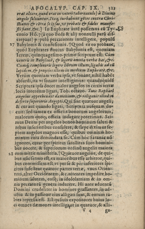 In sacram beati Ioannis Apostoli and Evangelistae Apocalypsin Commentarii by Francisci Riberae, Presbyteri Societatis Iesu, 1602 edition in Latin - read online free