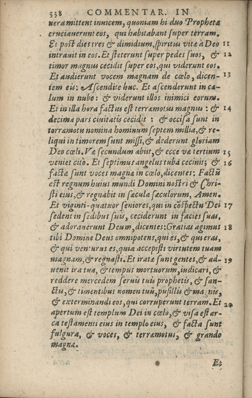 In sacram beati Ioannis Apostoli and Evangelistae Apocalypsin Commentarii by Francisci Riberae, Presbyteri Societatis Iesu, 1602 edition in Latin - read online free