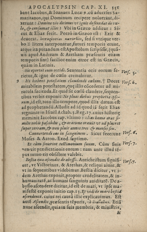 In sacram beati Ioannis Apostoli and Evangelistae Apocalypsin Commentarii by Francisci Riberae, Presbyteri Societatis Iesu, 1602 edition in Latin - read online free