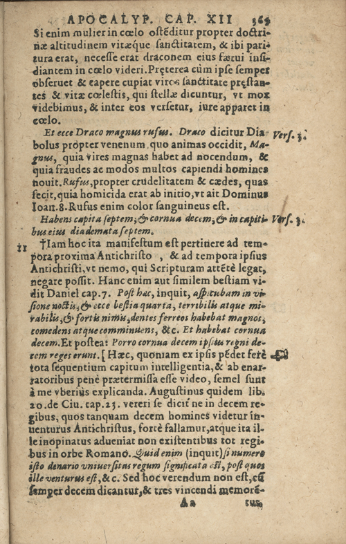 In sacram beati Ioannis Apostoli and Evangelistae Apocalypsin Commentarii by Francisci Riberae, Presbyteri Societatis Iesu, 1602 edition in Latin - read online free