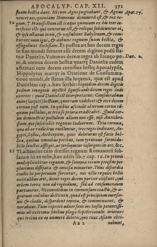 In sacram beati Ioannis Apostoli and Evangelistae Apocalypsin Commentarii by Francisci Riberae, Presbyteri Societatis Iesu, 1602 edition in Latin - read online free
