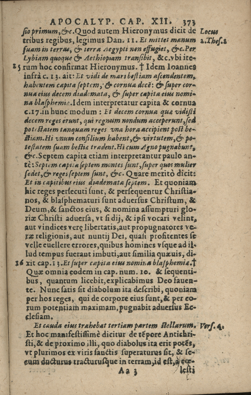 In sacram beati Ioannis Apostoli and Evangelistae Apocalypsin Commentarii by Francisci Riberae, Presbyteri Societatis Iesu, 1602 edition in Latin - read online free