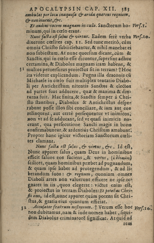 In sacram beati Ioannis Apostoli and Evangelistae Apocalypsin Commentarii by Francisci Riberae, Presbyteri Societatis Iesu, 1602 edition in Latin - read online free
