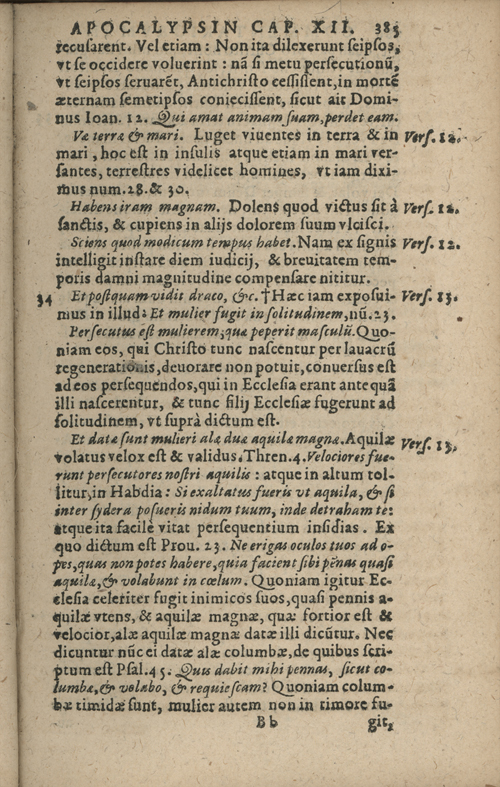In sacram beati Ioannis Apostoli and Evangelistae Apocalypsin Commentarii by Francisci Riberae, Presbyteri Societatis Iesu, 1602 edition in Latin - read online free