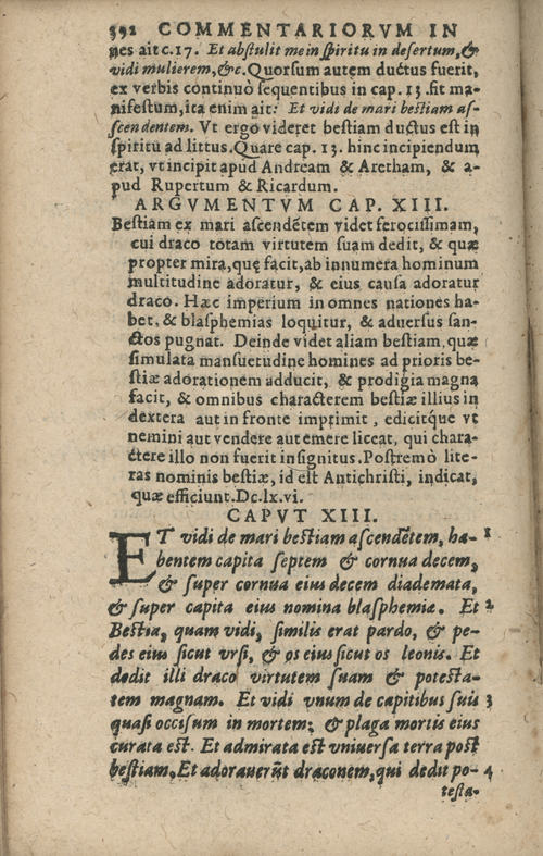 In sacram beati Ioannis Apostoli and Evangelistae Apocalypsin Commentarii by Francisci Riberae, Presbyteri Societatis Iesu, 1602 edition in Latin - read online free