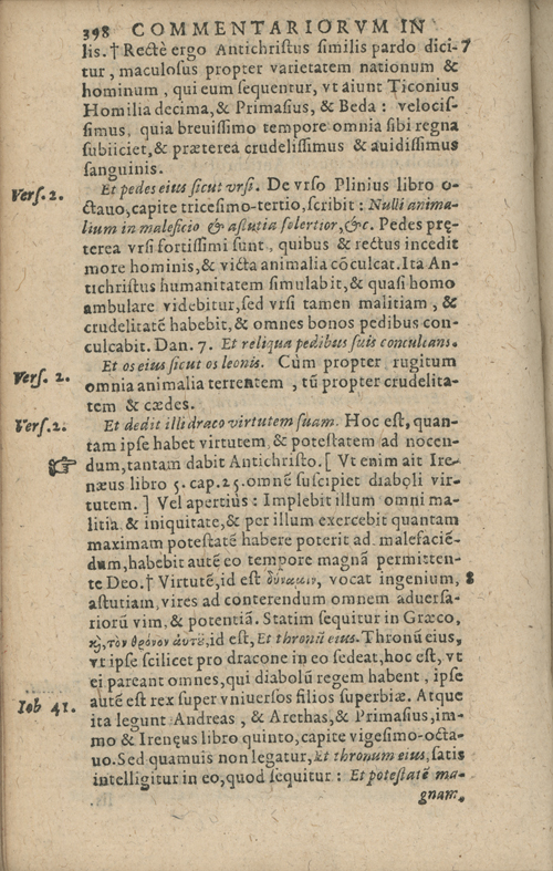 In sacram beati Ioannis Apostoli and Evangelistae Apocalypsin Commentarii by Francisci Riberae, Presbyteri Societatis Iesu, 1602 edition in Latin - read online free