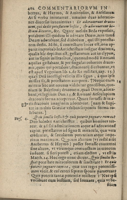 In sacram beati Ioannis Apostoli and Evangelistae Apocalypsin Commentarii by Francisci Riberae, Presbyteri Societatis Iesu, 1602 edition in Latin - read online free