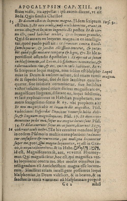 In sacram beati Ioannis Apostoli and Evangelistae Apocalypsin Commentarii by Francisci Riberae, Presbyteri Societatis Iesu, 1602 edition in Latin - read online free