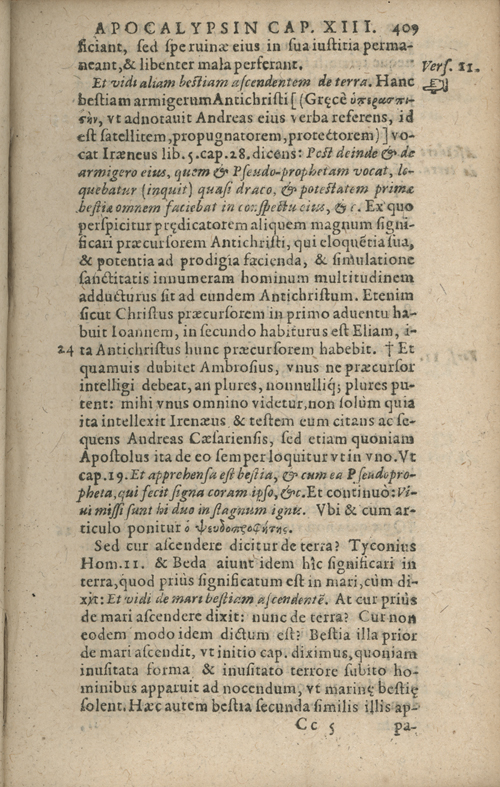 In sacram beati Ioannis Apostoli and Evangelistae Apocalypsin Commentarii by Francisci Riberae, Presbyteri Societatis Iesu, 1602 edition in Latin - read online free