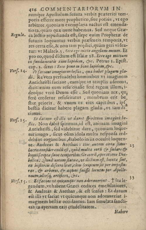 In sacram beati Ioannis Apostoli and Evangelistae Apocalypsin Commentarii by Francisci Riberae, Presbyteri Societatis Iesu, 1602 edition in Latin - read online free