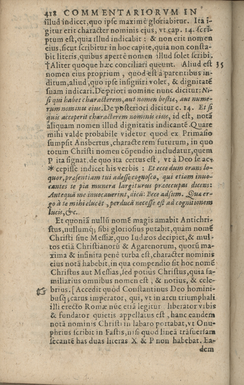 In sacram beati Ioannis Apostoli and Evangelistae Apocalypsin Commentarii by Francisci Riberae, Presbyteri Societatis Iesu, 1602 edition in Latin - read online free