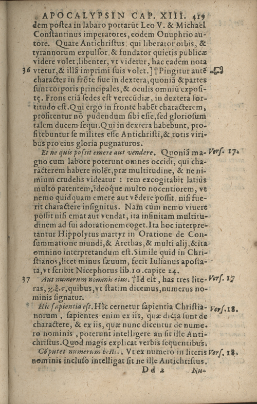 In sacram beati Ioannis Apostoli and Evangelistae Apocalypsin Commentarii by Francisci Riberae, Presbyteri Societatis Iesu, 1602 edition in Latin - read online free