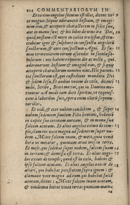 In sacram beati Ioannis Apostoli and Evangelistae Apocalypsin Commentarii by Francisci Riberae, Presbyteri Societatis Iesu, 1602 edition in Latin - read online free