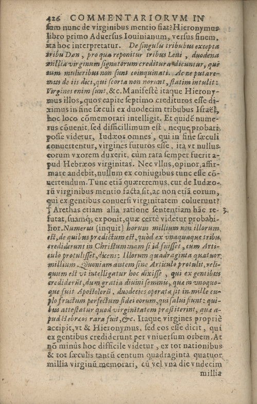 In sacram beati Ioannis Apostoli and Evangelistae Apocalypsin Commentarii by Francisci Riberae, Presbyteri Societatis Iesu, 1602 edition in Latin - read online free