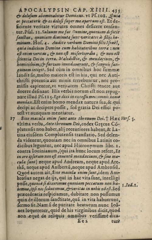 In sacram beati Ioannis Apostoli and Evangelistae Apocalypsin Commentarii by Francisci Riberae, Presbyteri Societatis Iesu, 1602 edition in Latin - read online free