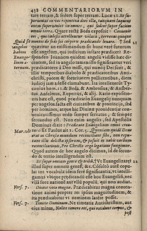 In sacram beati Ioannis Apostoli and Evangelistae Apocalypsin Commentarii by Francisci Riberae, Presbyteri Societatis Iesu, 1602 edition in Latin - read online free