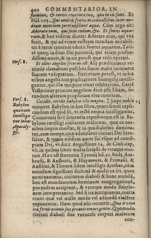 In sacram beati Ioannis Apostoli and Evangelistae Apocalypsin Commentarii by Francisci Riberae, Presbyteri Societatis Iesu, 1602 edition in Latin - read online free