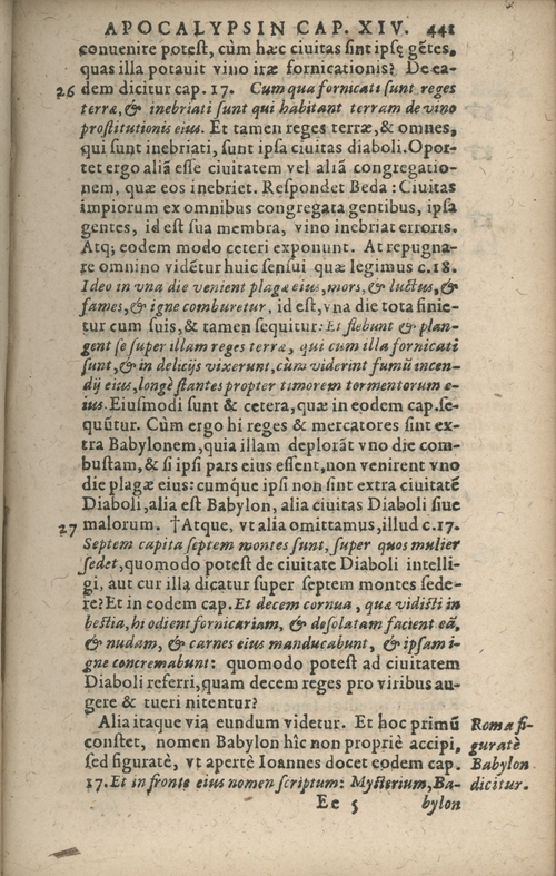 In sacram beati Ioannis Apostoli and Evangelistae Apocalypsin Commentarii by Francisci Riberae, Presbyteri Societatis Iesu, 1602 edition in Latin - read online free
