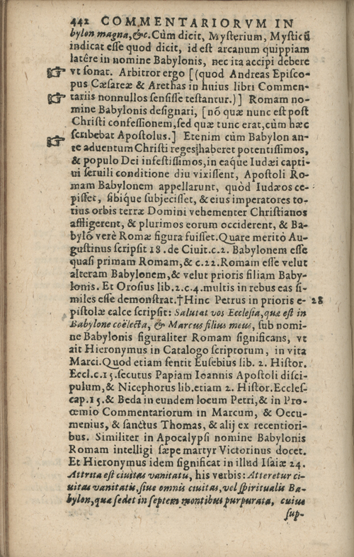 In sacram beati Ioannis Apostoli and Evangelistae Apocalypsin Commentarii by Francisci Riberae, Presbyteri Societatis Iesu, 1602 edition in Latin - read online free