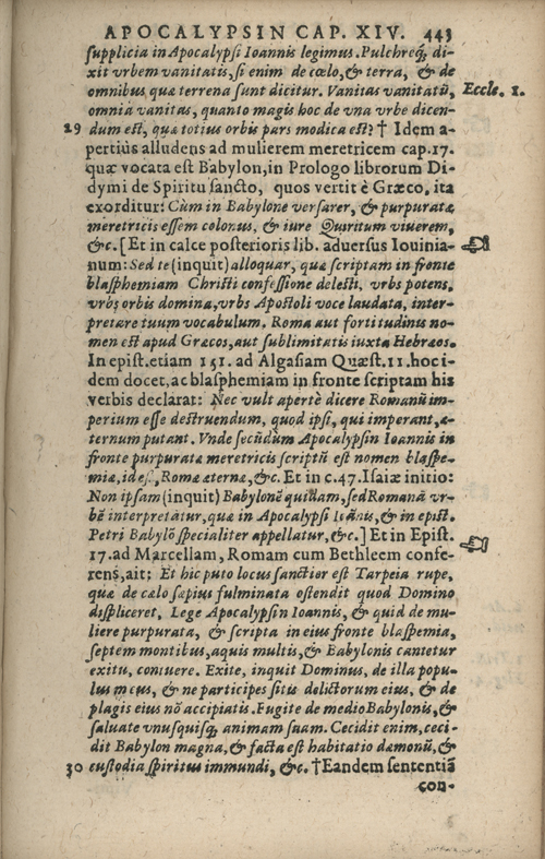In sacram beati Ioannis Apostoli and Evangelistae Apocalypsin Commentarii by Francisci Riberae, Presbyteri Societatis Iesu, 1602 edition in Latin - read online free