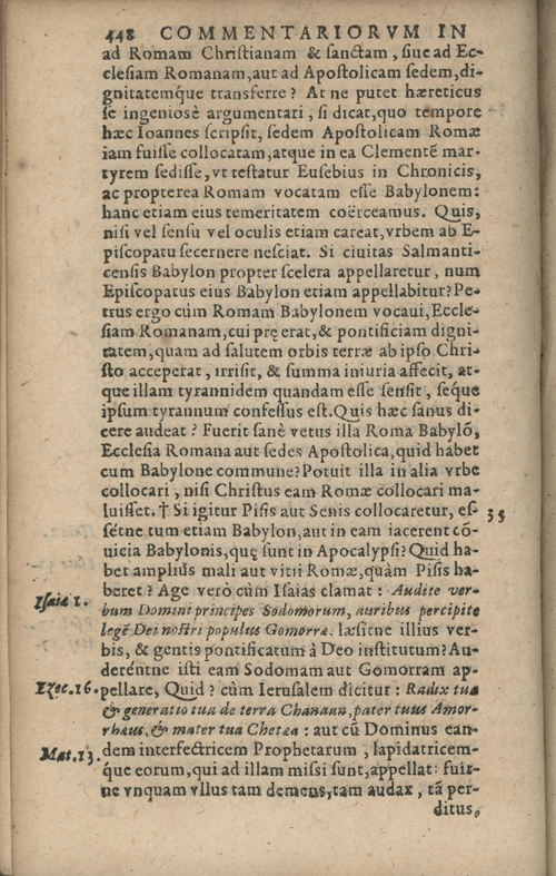 In sacram beati Ioannis Apostoli and Evangelistae Apocalypsin Commentarii by Francisci Riberae, Presbyteri Societatis Iesu, 1602 edition in Latin - read online free