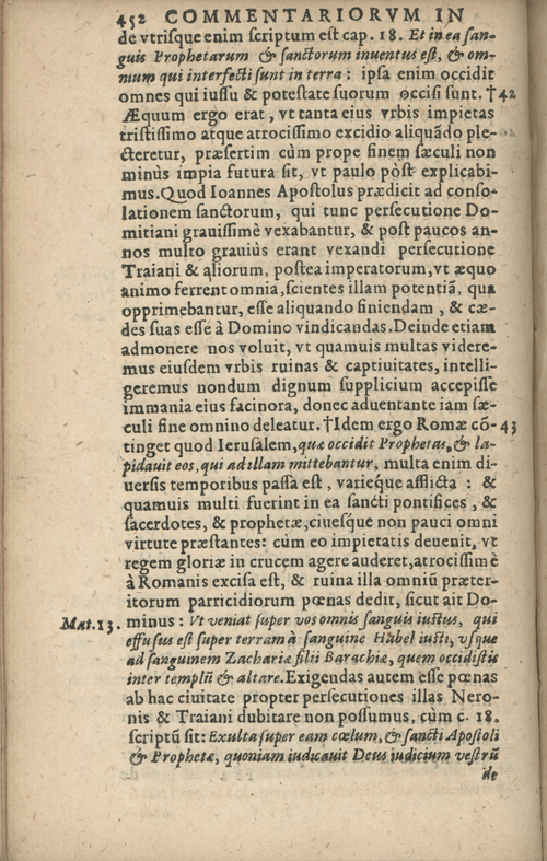 In sacram beati Ioannis Apostoli and Evangelistae Apocalypsin Commentarii by Francisci Riberae, Presbyteri Societatis Iesu, 1602 edition in Latin - read online free