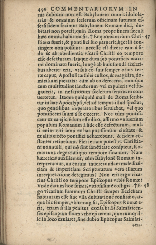In sacram beati Ioannis Apostoli and Evangelistae Apocalypsin Commentarii by Francisci Riberae, Presbyteri Societatis Iesu, 1602 edition in Latin - read online free