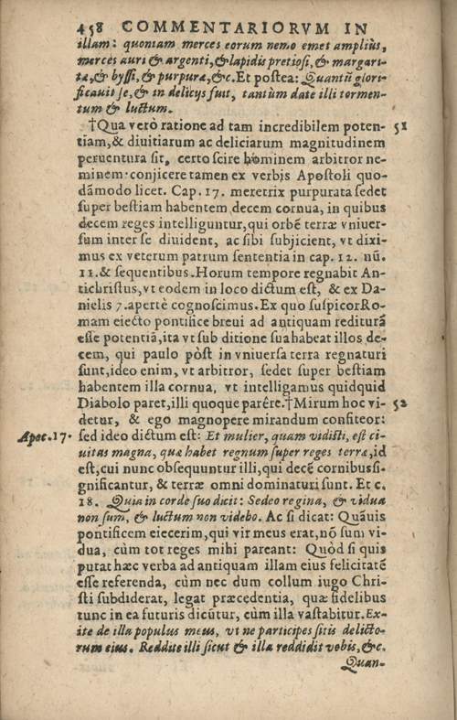 In sacram beati Ioannis Apostoli and Evangelistae Apocalypsin Commentarii by Francisci Riberae, Presbyteri Societatis Iesu, 1602 edition in Latin - read online free