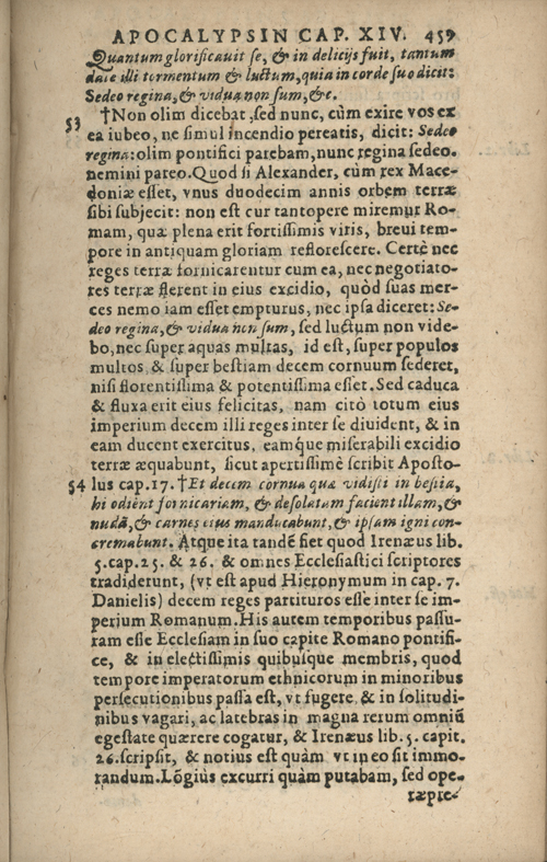 In sacram beati Ioannis Apostoli and Evangelistae Apocalypsin Commentarii by Francisci Riberae, Presbyteri Societatis Iesu, 1602 edition in Latin - read online free