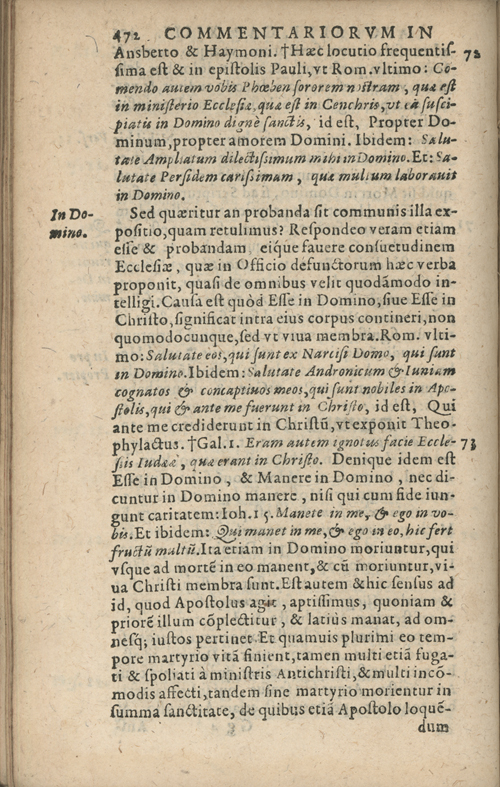 In sacram beati Ioannis Apostoli and Evangelistae Apocalypsin Commentarii by Francisci Riberae, Presbyteri Societatis Iesu, 1602 edition in Latin - read online free