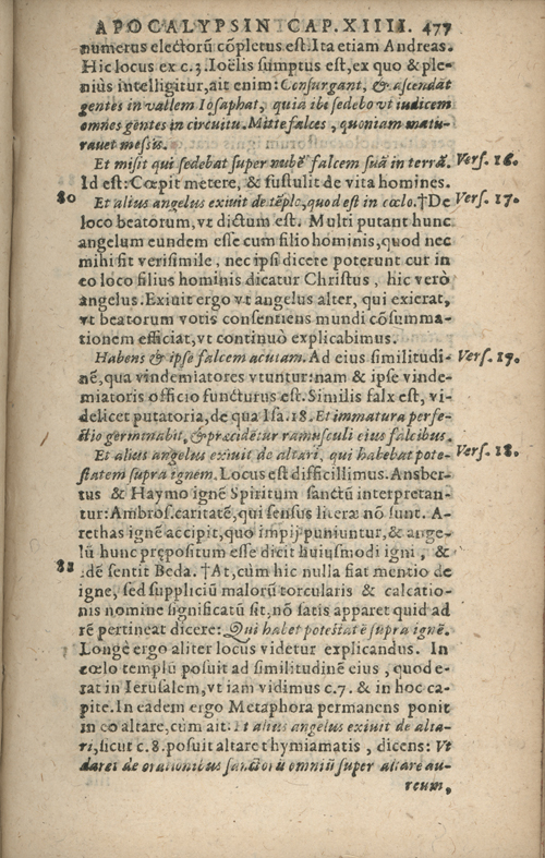 In sacram beati Ioannis Apostoli and Evangelistae Apocalypsin Commentarii by Francisci Riberae, Presbyteri Societatis Iesu, 1602 edition in Latin - read online free