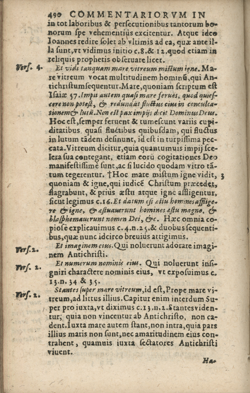 In sacram beati Ioannis Apostoli and Evangelistae Apocalypsin Commentarii by Francisci Riberae, Presbyteri Societatis Iesu, 1602 edition in Latin - read online free