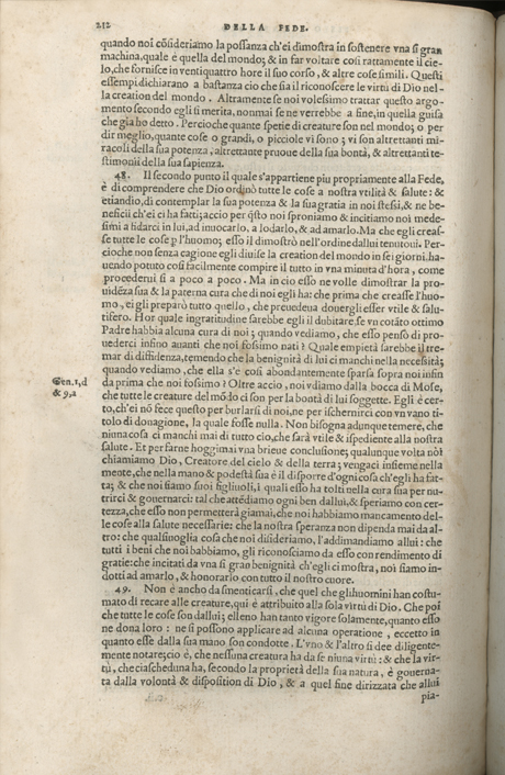 Institutione della Religion Christiana di Giovanni Calvino, edizione 1557 in Italiano tradotta per Giulio Cesare Paschali
