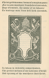 A 15th century Lollard Apology: A Proper Dialogue between a Gentleman and a Husbandman: Each complaining to other their miserable calamity through the ambition of the clergy.