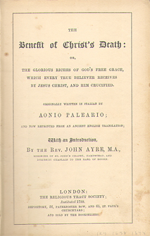 Benefizio della Morte di Cristo by Aonio Paleario (1849 Edition in Italian)